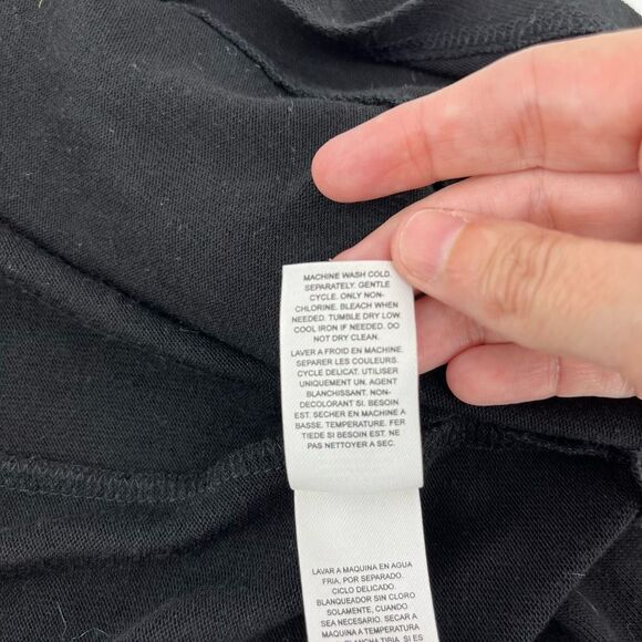 Habitual Black Open Front Cardigan Lightweight Knit Sweater‎ Jacket Size L - Picture 5 of 8